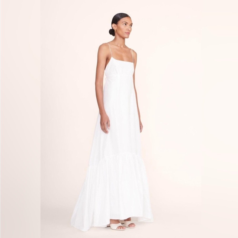 STAUD / Florence / Maxi Gown / White / XL / EUC